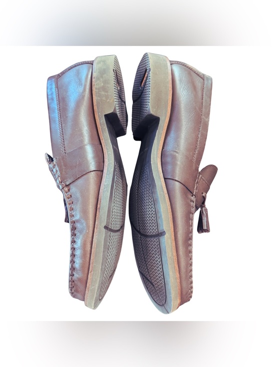 Men’s Rockport Brown Leather Tassel Loafers Size 13 New Without Box Slip On main image 4